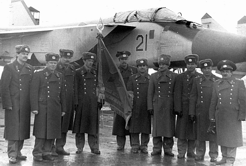 Soviet MiG-31 Foxhound at Norilsk airport