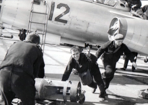 Soviet Yakovlev Yak-28 bombers at the Cherlyany airport