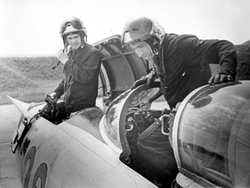 USSR Yakovlev Yak-28 bombers at the Cherlyany airport