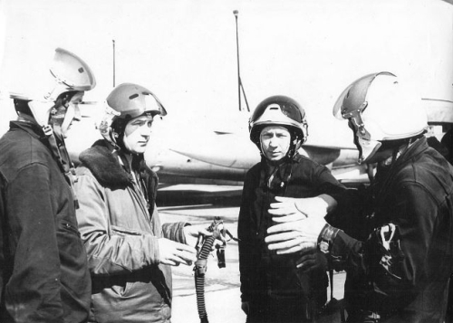 USSR Yakovlev Yak-28 bombers at the Cherlyany airport