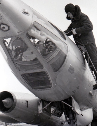 USSR Yakovlev Yak-28 bombers at the Cherlyany airport